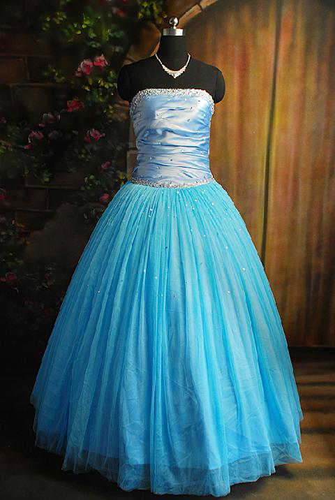 baby blue prom dresses